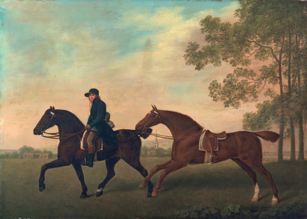 Two Hacks by George Stubbs